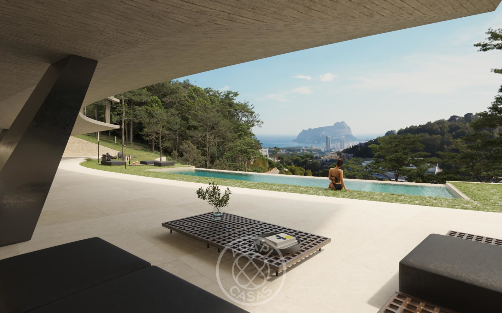 Luxury avant-garde villa with panoramic sea views in Benissa