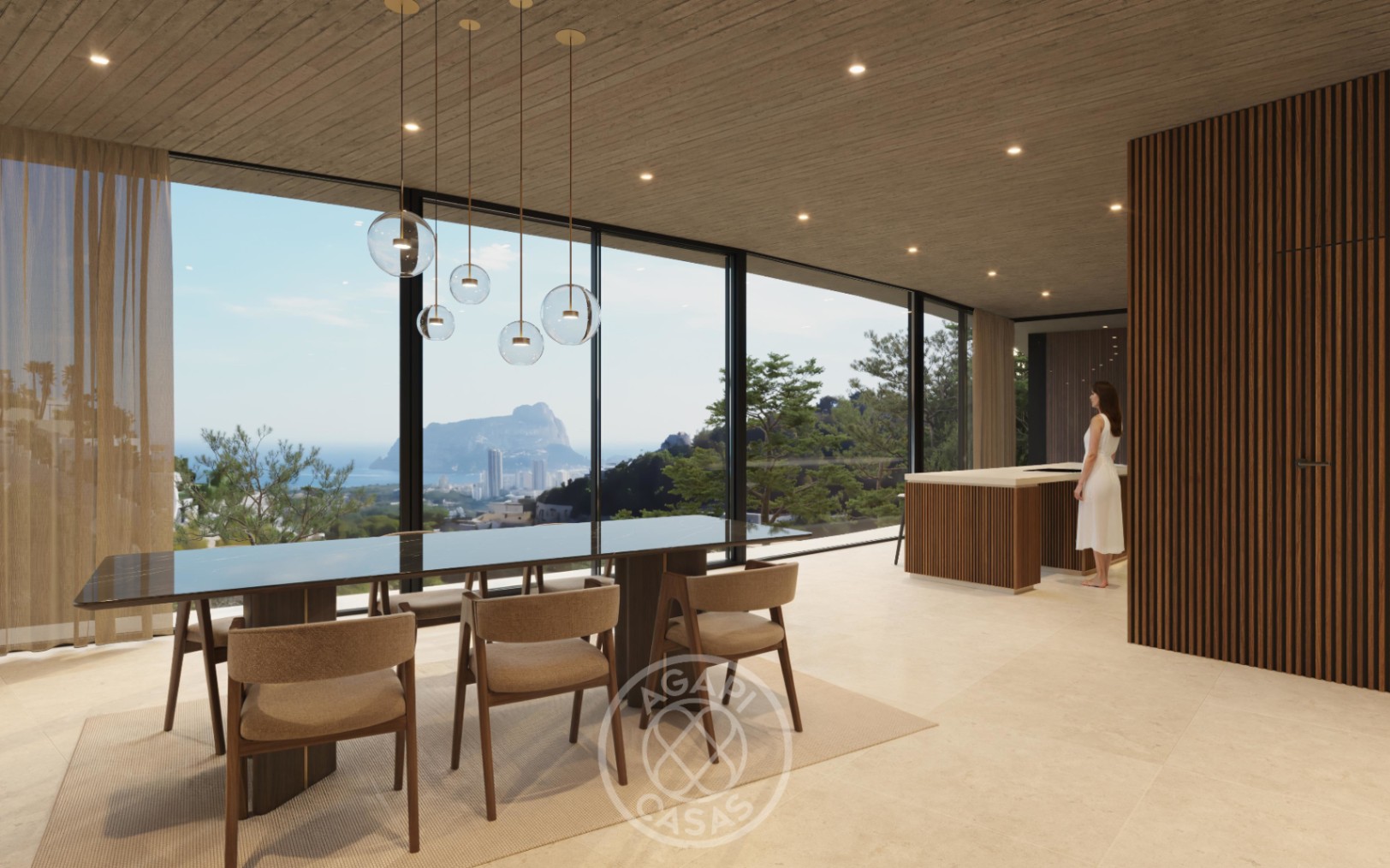 Luxury avant-garde villa with panoramic sea views in Benissa