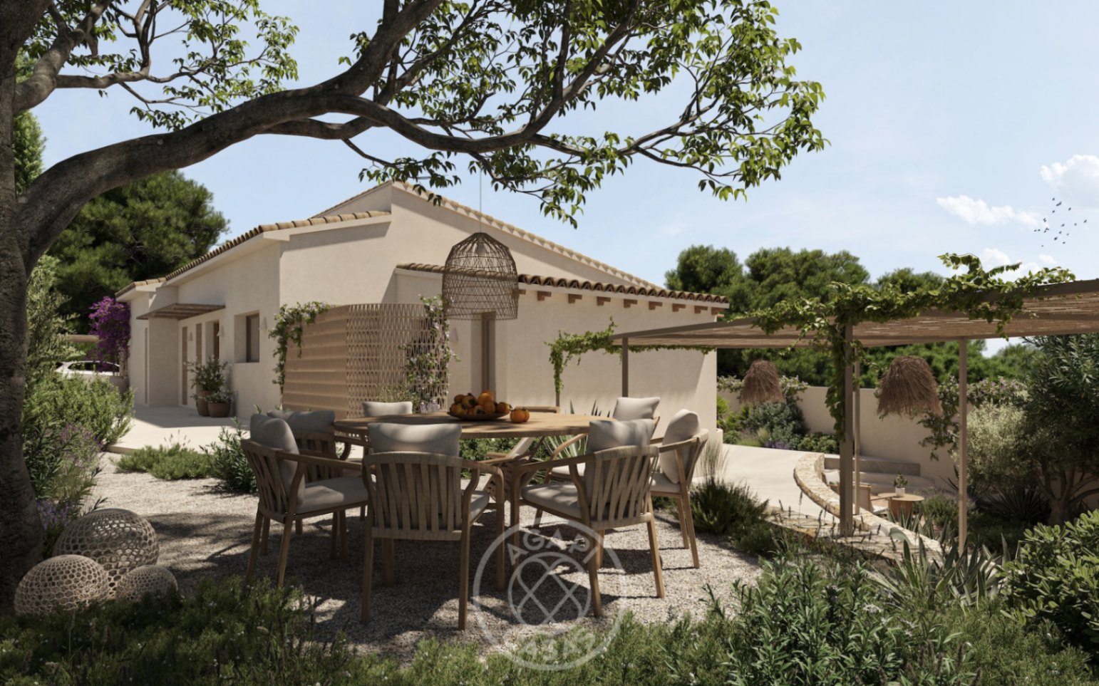 Renovated Mediterranean villa with sea views in La Fustera, Benissa Costa.