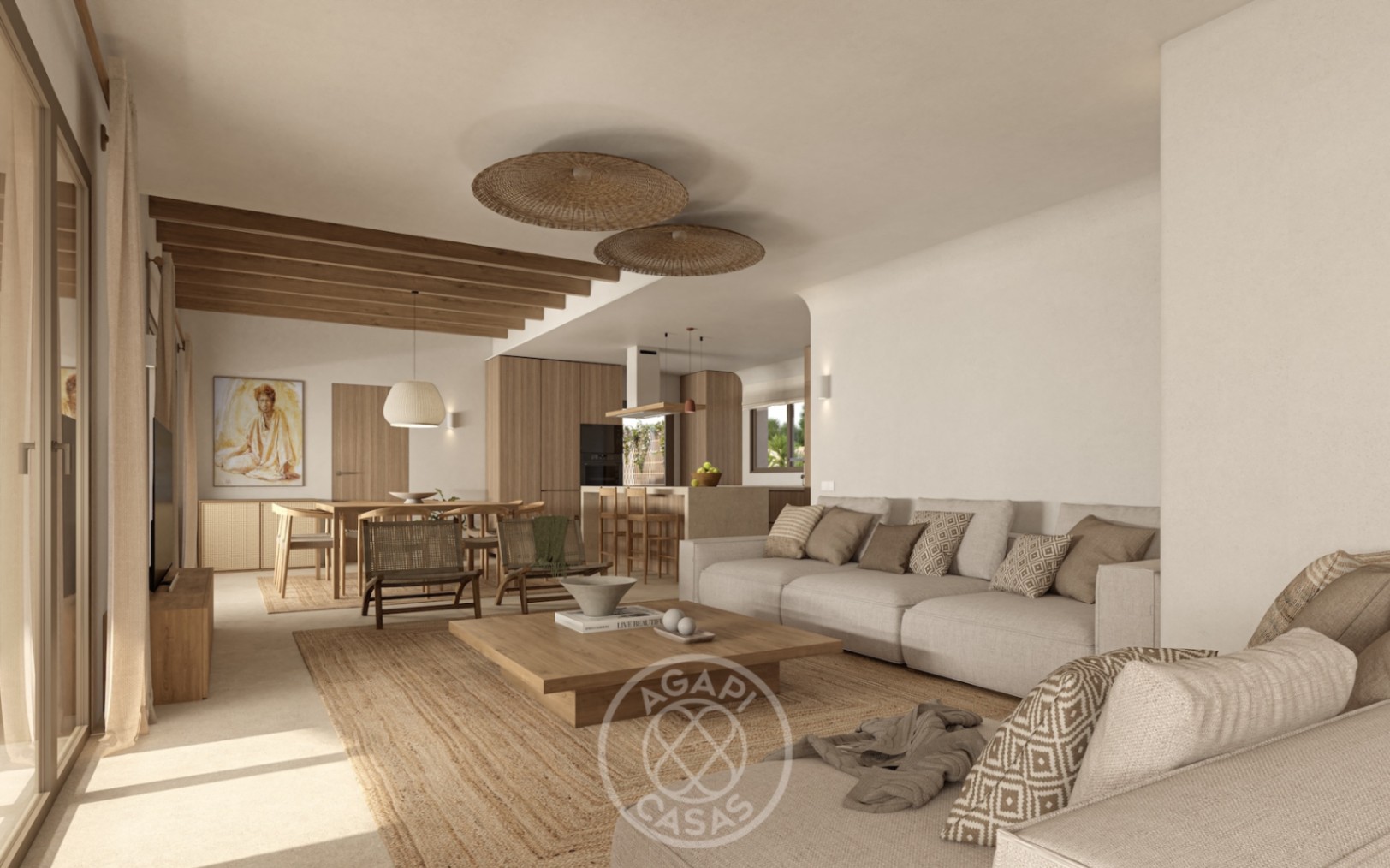 Renovated Mediterranean villa with sea views in La Fustera, Benissa Costa.