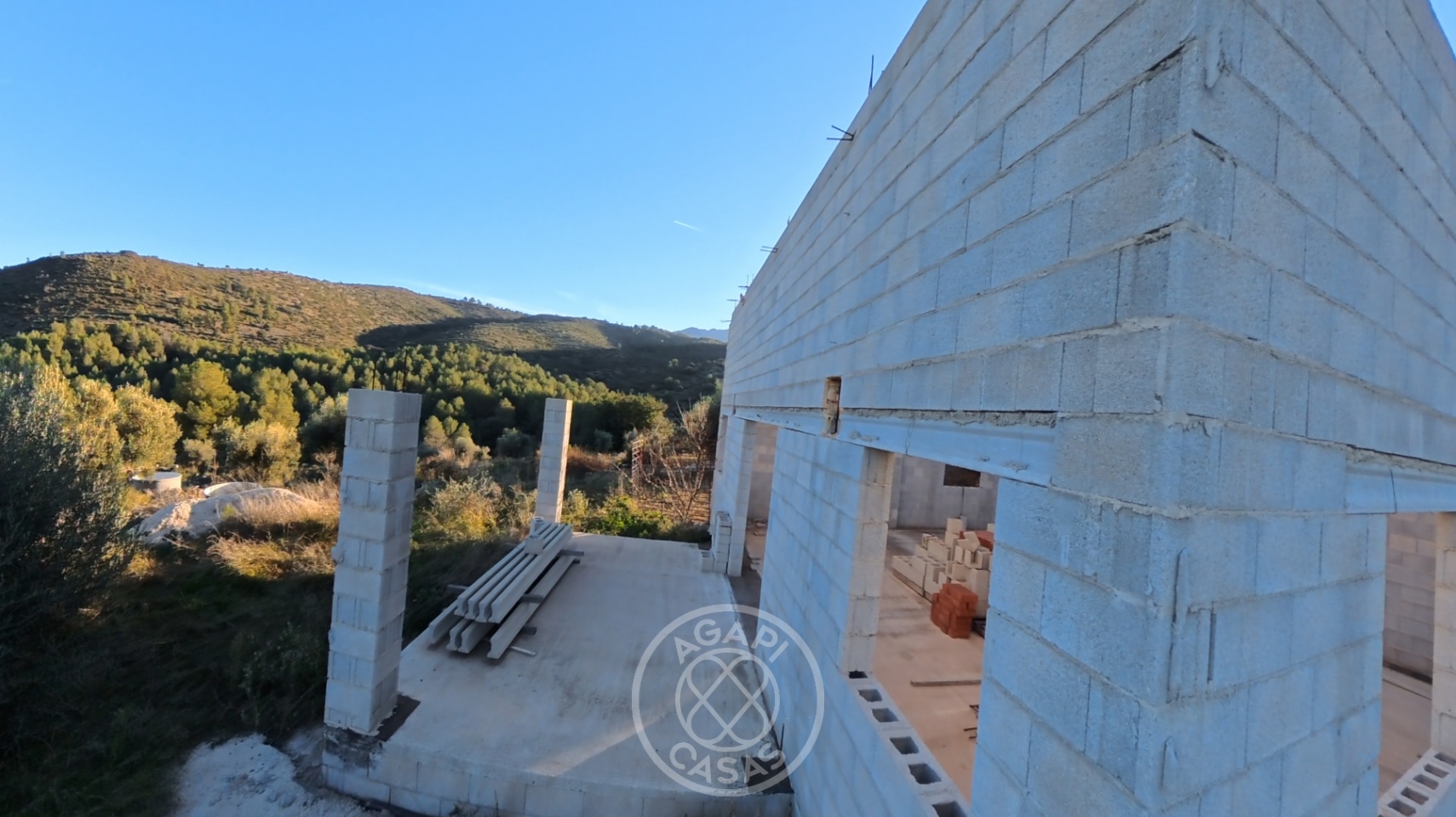 Finca en construcción con encanto tradicional en el valle de Jalón