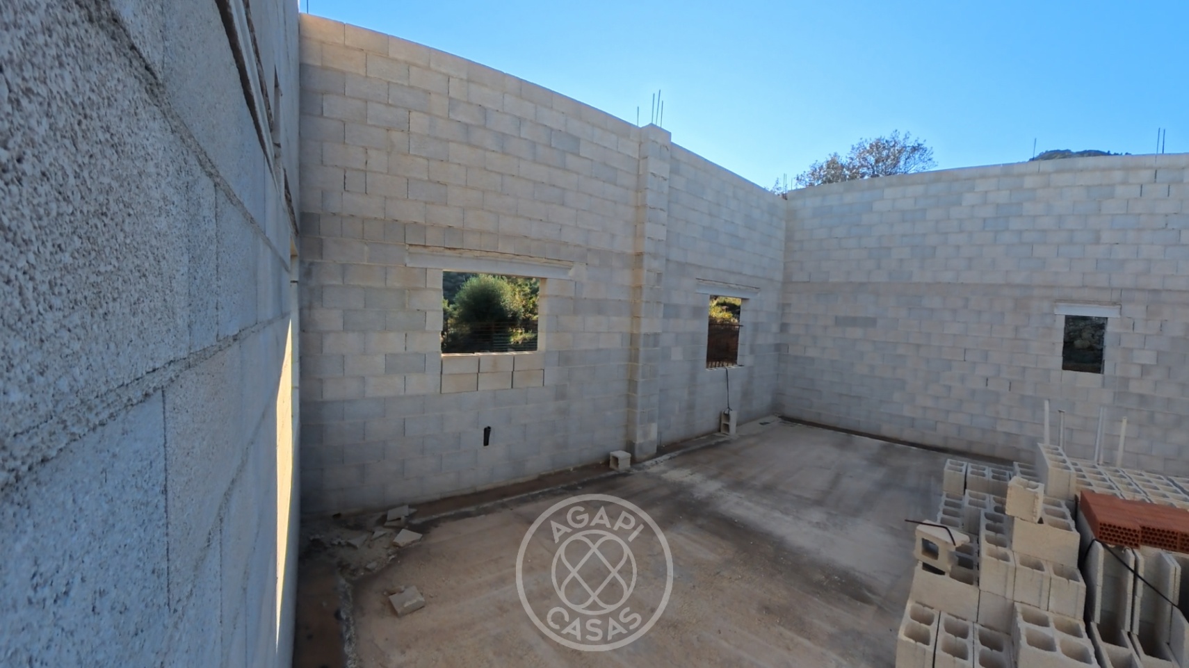 Finca en construcción con encanto tradicional en el valle de Jalón