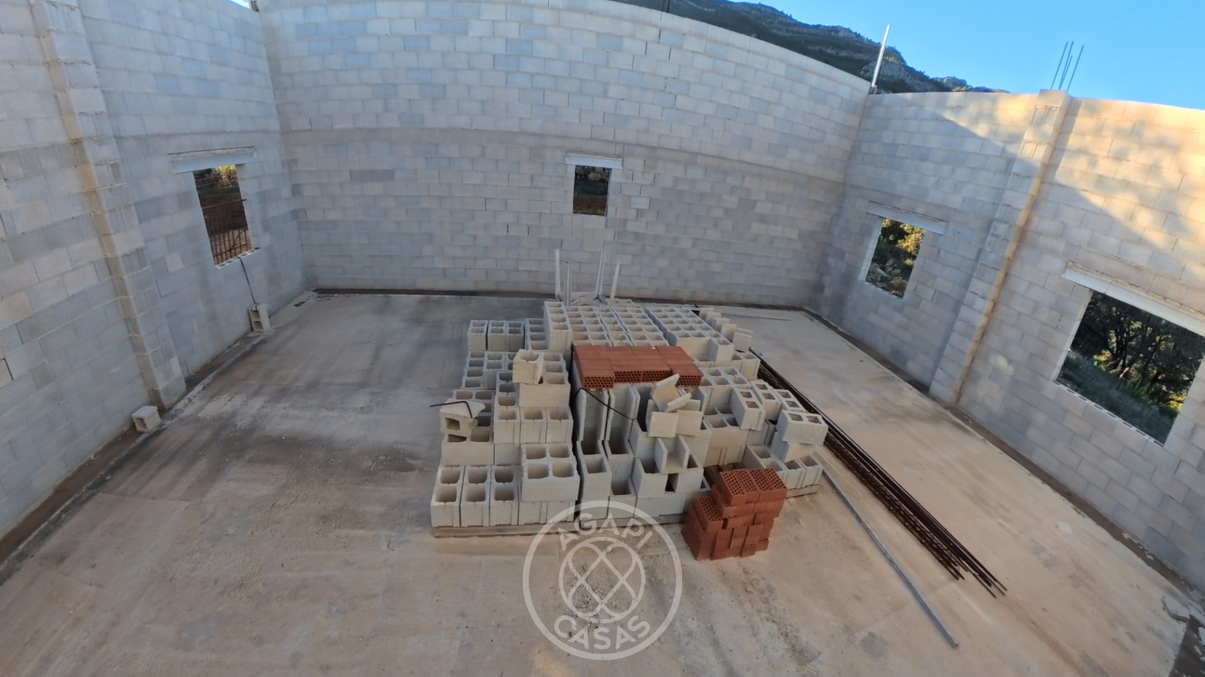 Finca en construcción con encanto tradicional en el valle de Jalón