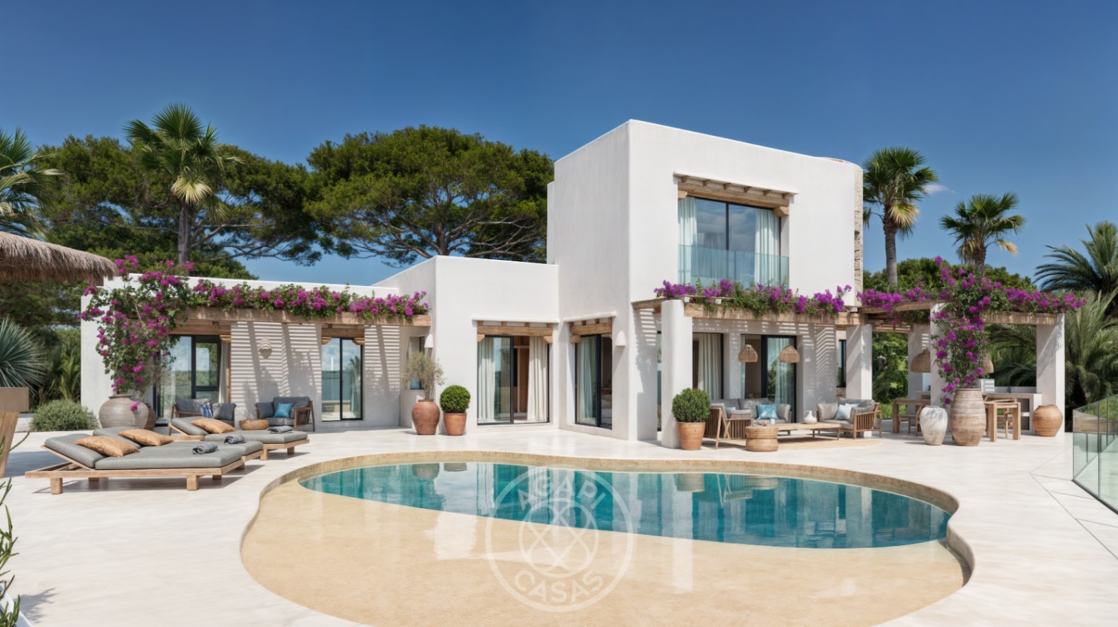 Ibiza-Stil Villa mit Meerblick – Renovierungsprojekt Costa Blanca