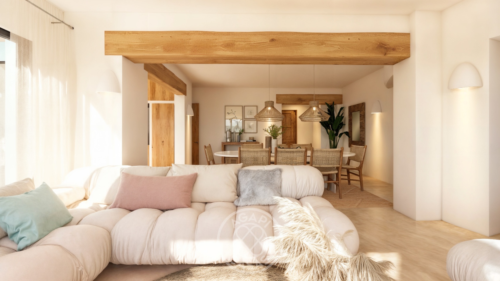 Ibiza-Stil Villa mit Meerblick – Renovierungsprojekt Costa Blanca