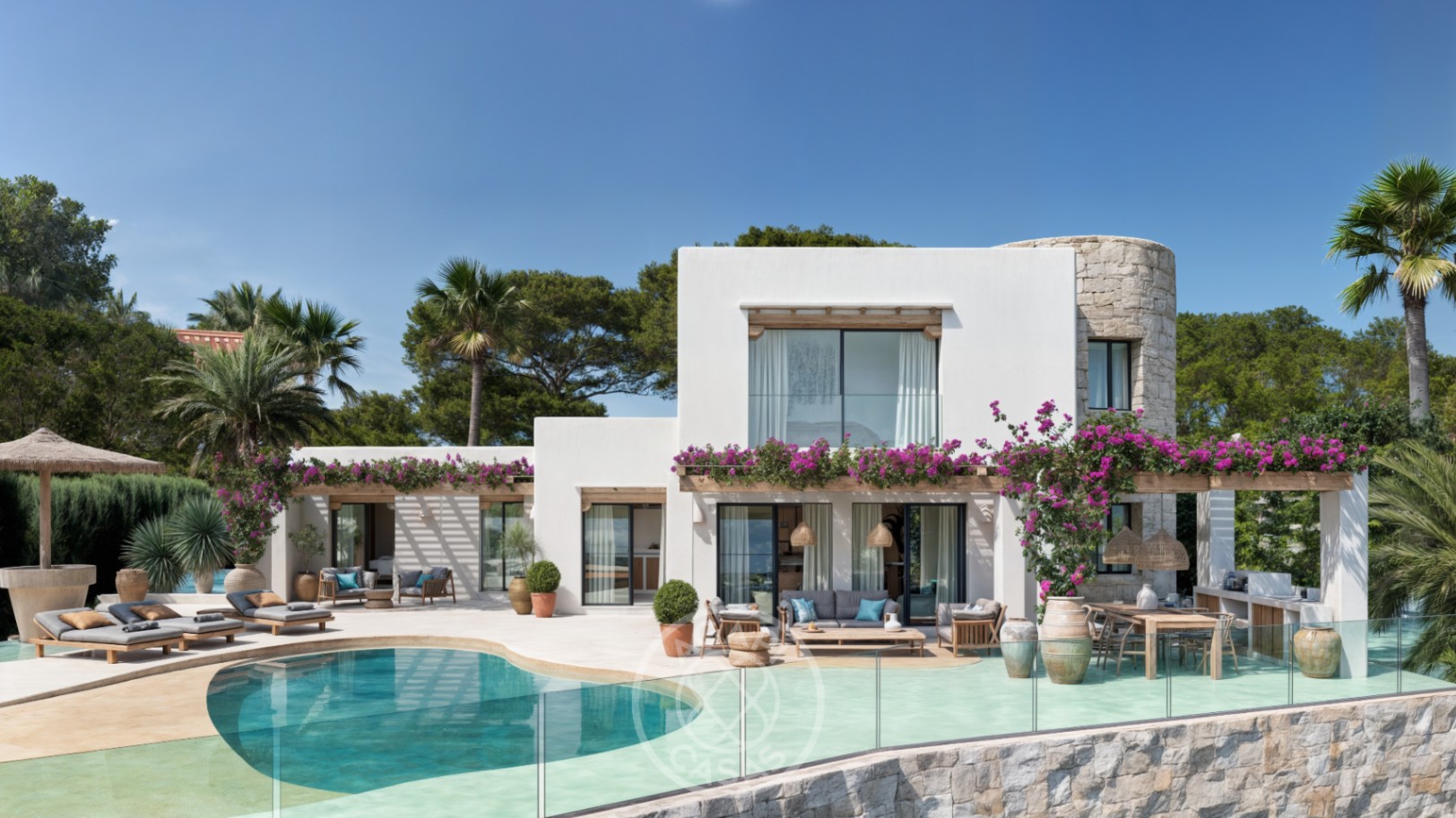 Ibiza-Stil Villa mit Meerblick – Renovierungsprojekt Costa Blanca