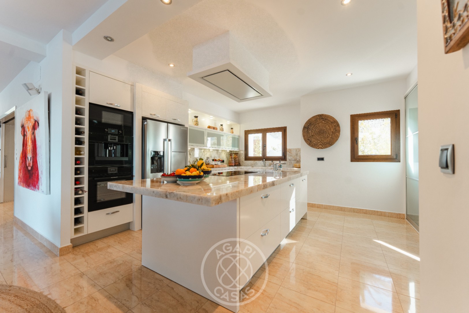Impresionante villa de estilo ibicenco con vistas al mar en Moraira – La Arnella