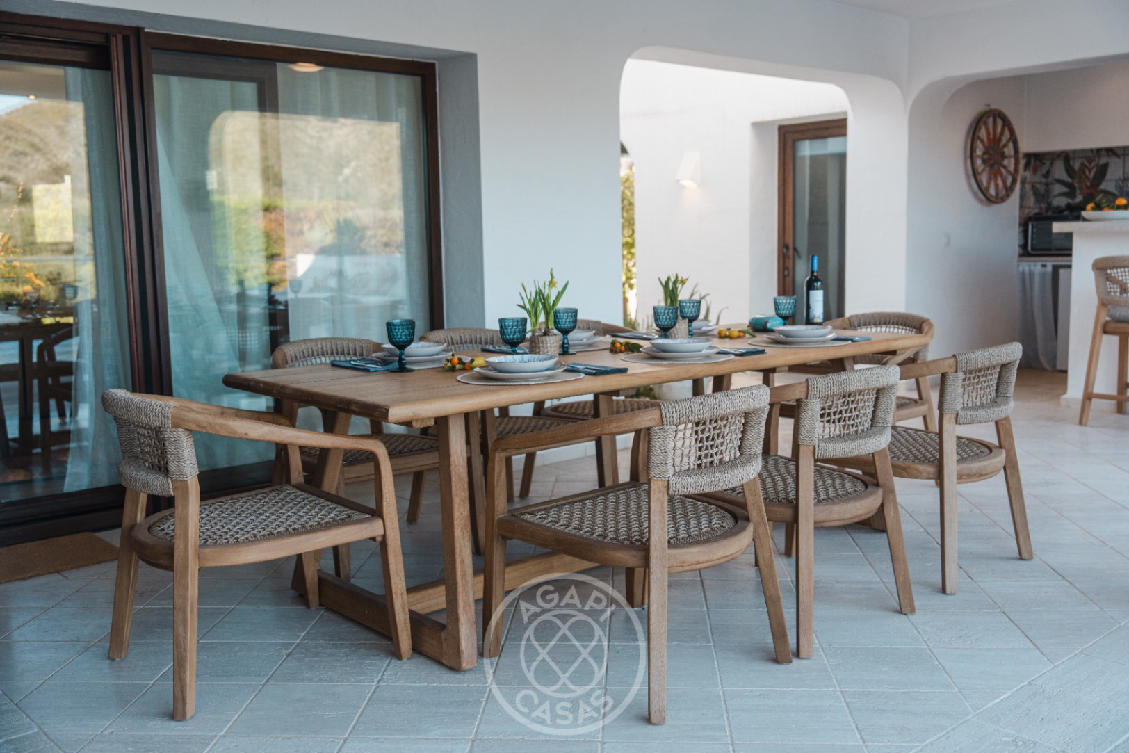 Impresionante villa de estilo ibicenco con vistas al mar en Moraira – La Arnella