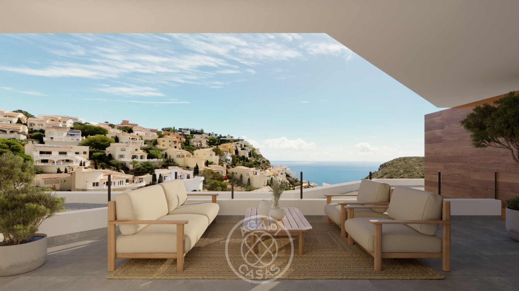 Nuevo ático en Cumbre del Sol con terraza y vista al mar