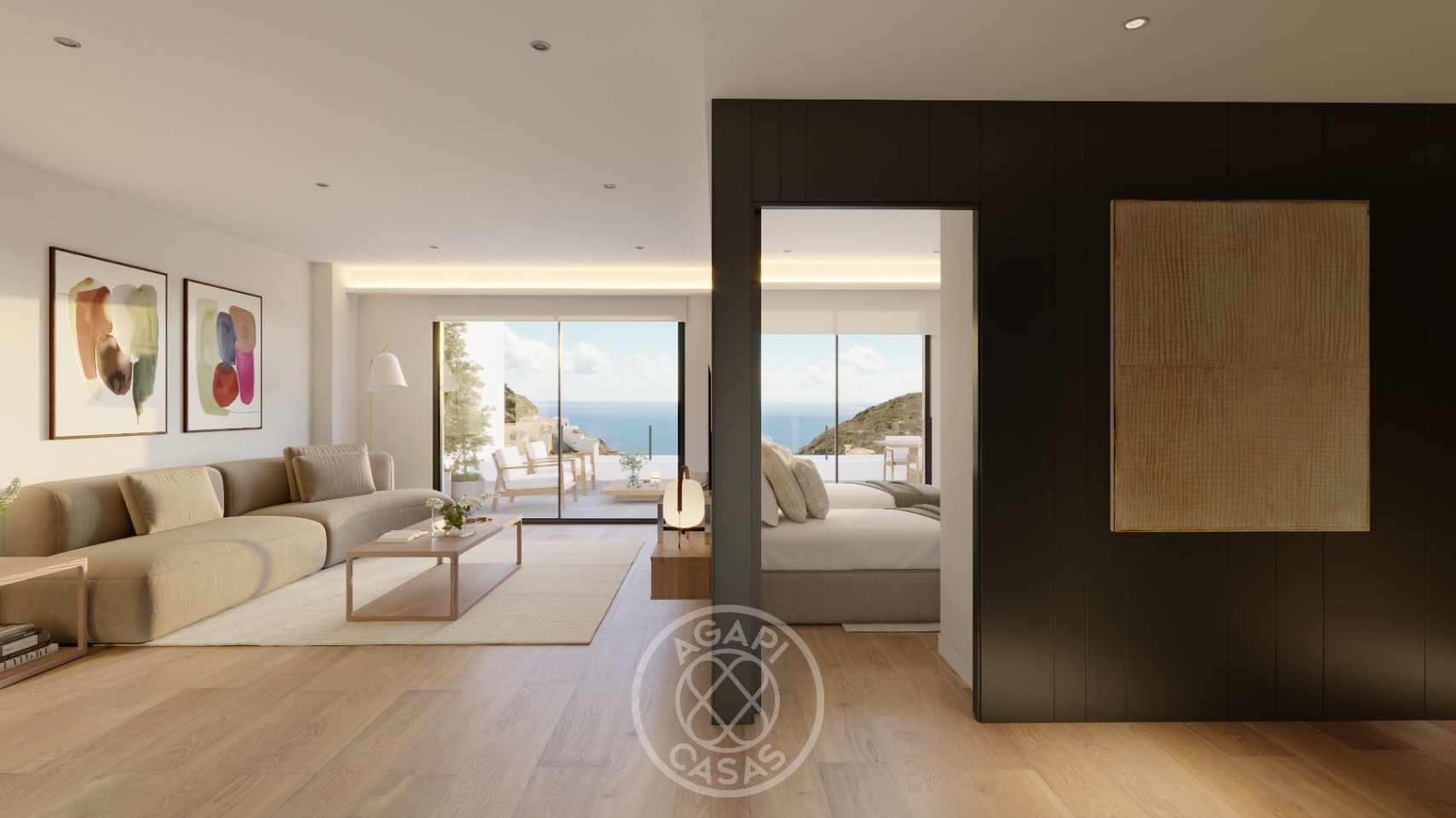 Nuevo ático en Cumbre del Sol con terraza y vista al mar