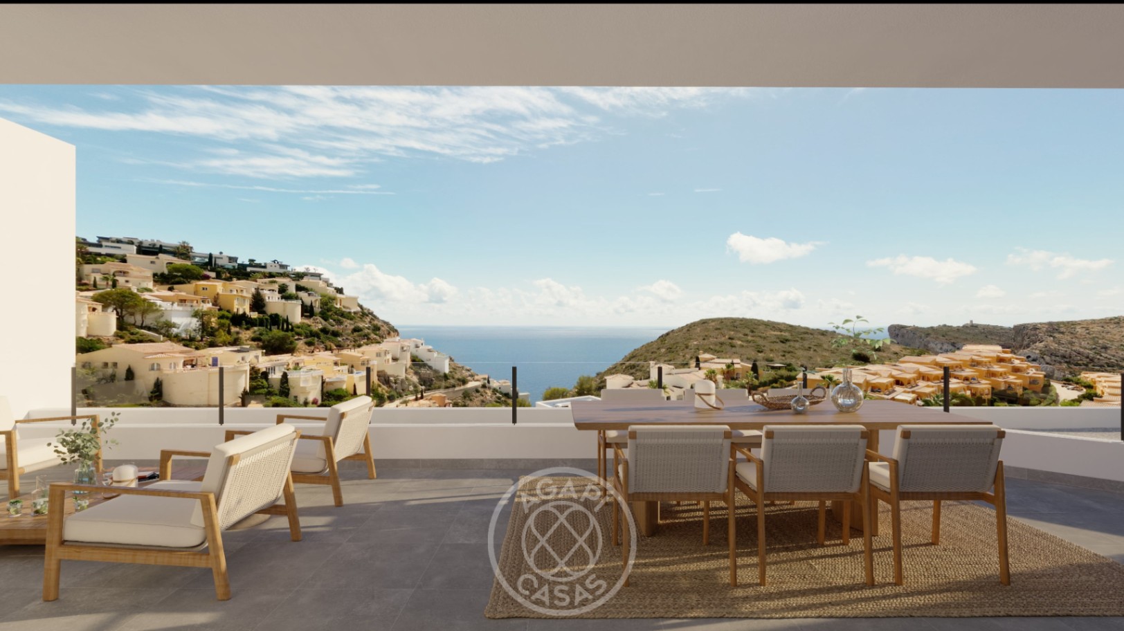 Nuevo ático en Cumbre del Sol con terraza y vista al mar