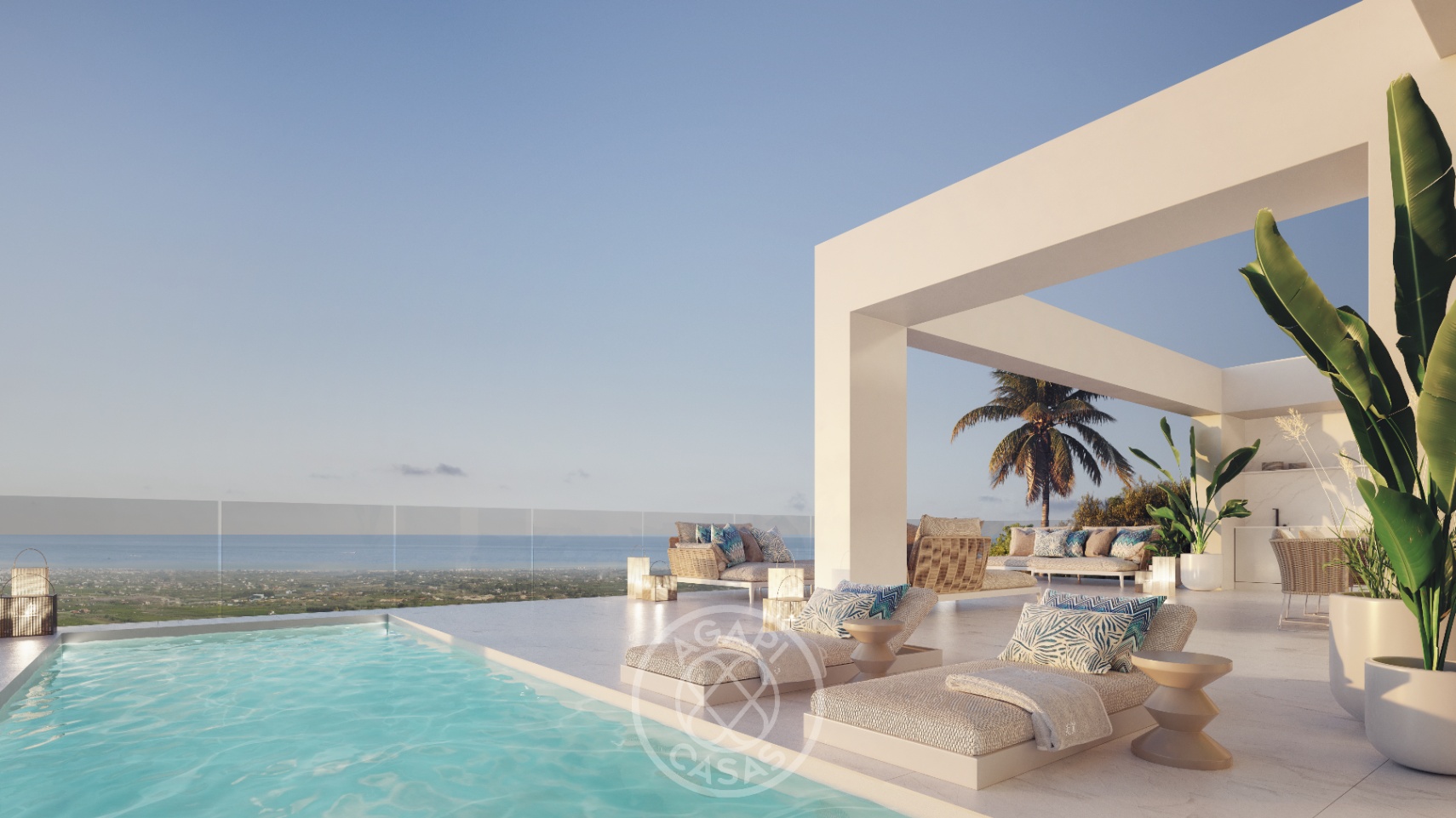 Villa nueva lista para entrar a vivir con vistas al mar en Denia La Sella
