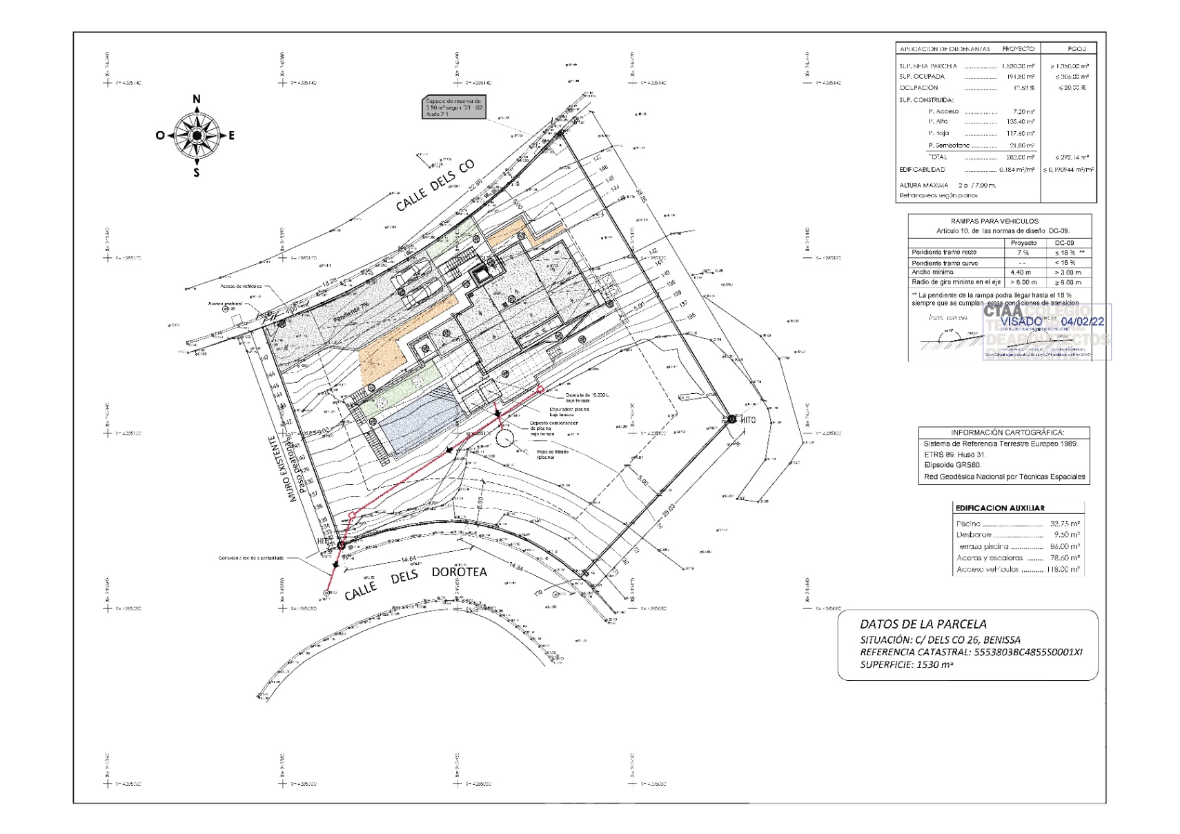 Villa de lujo con licencia de obra y vistas al mar en Raco de Galeno