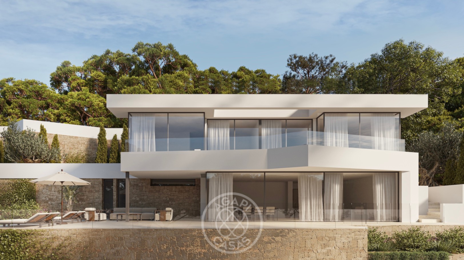 Villa de lujo con licencia de obra y vistas al mar en Raco de Galeno