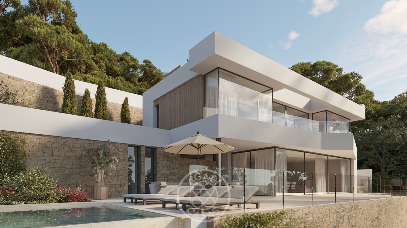 Villa de lujo con licencia de obra y vistas al mar en Raco de Galeno