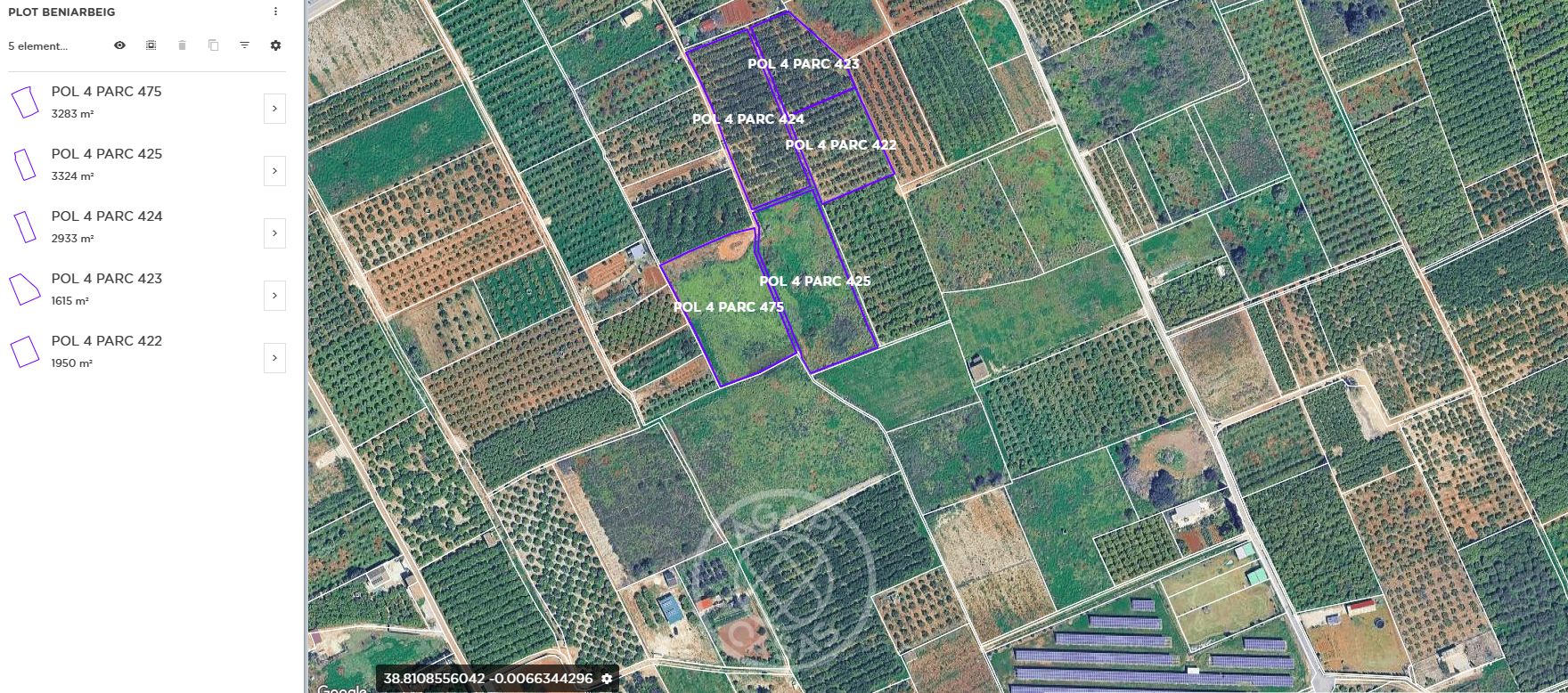 AG26067 - Terreno con vista panorámica en venta en Beniarbeig – 13.105 m²