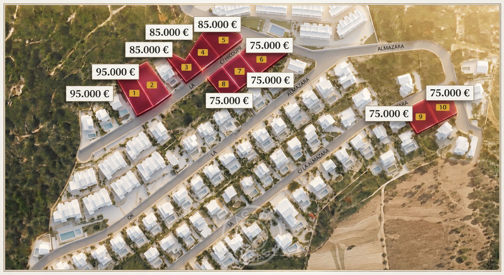 AG26073 - Building Plots for Sale in Jalón – La Almazara