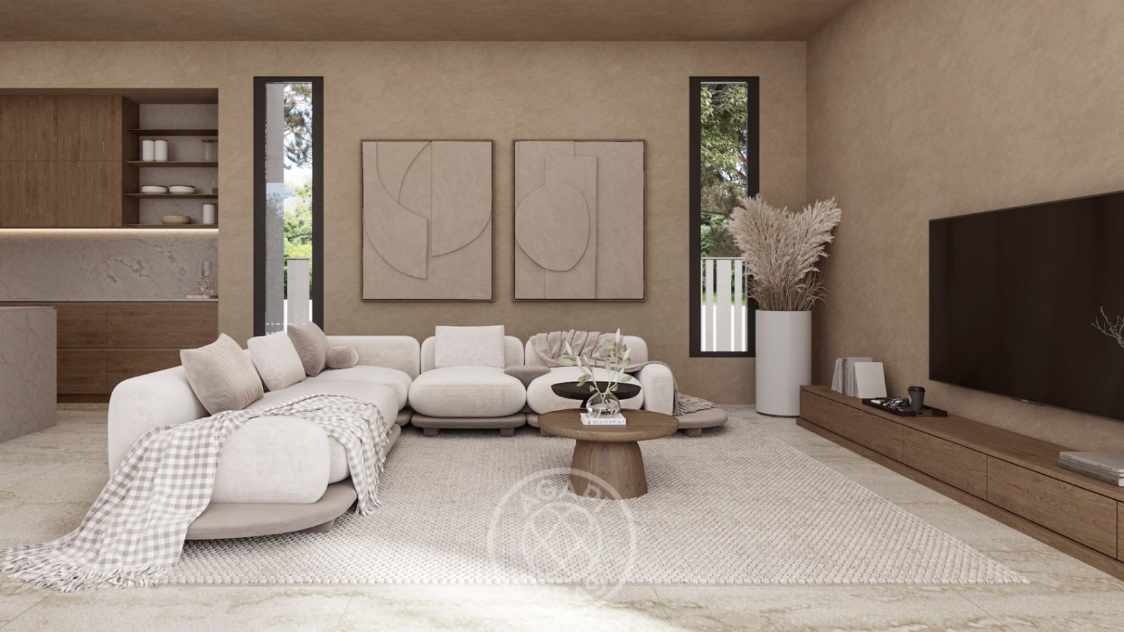 Modern single-storey villa in Pla Roig, Calpe