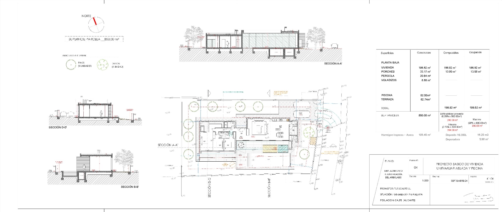 Villa moderna de obra nueva en Pla Roig, Calpe