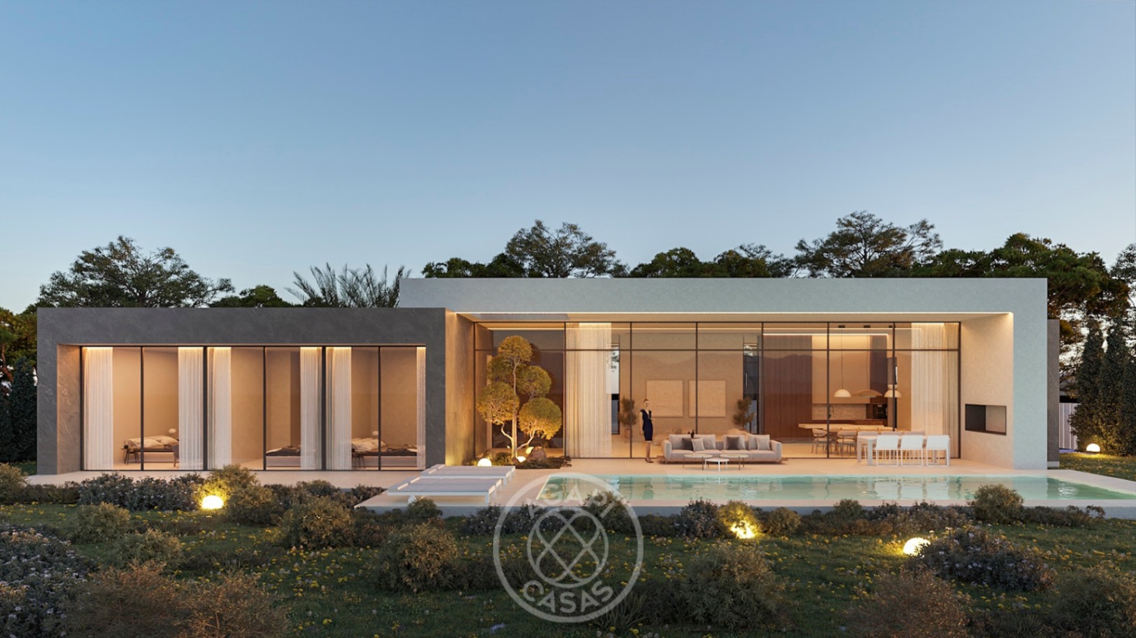 Villa moderna de obra nueva en Pla Roig, Calpe