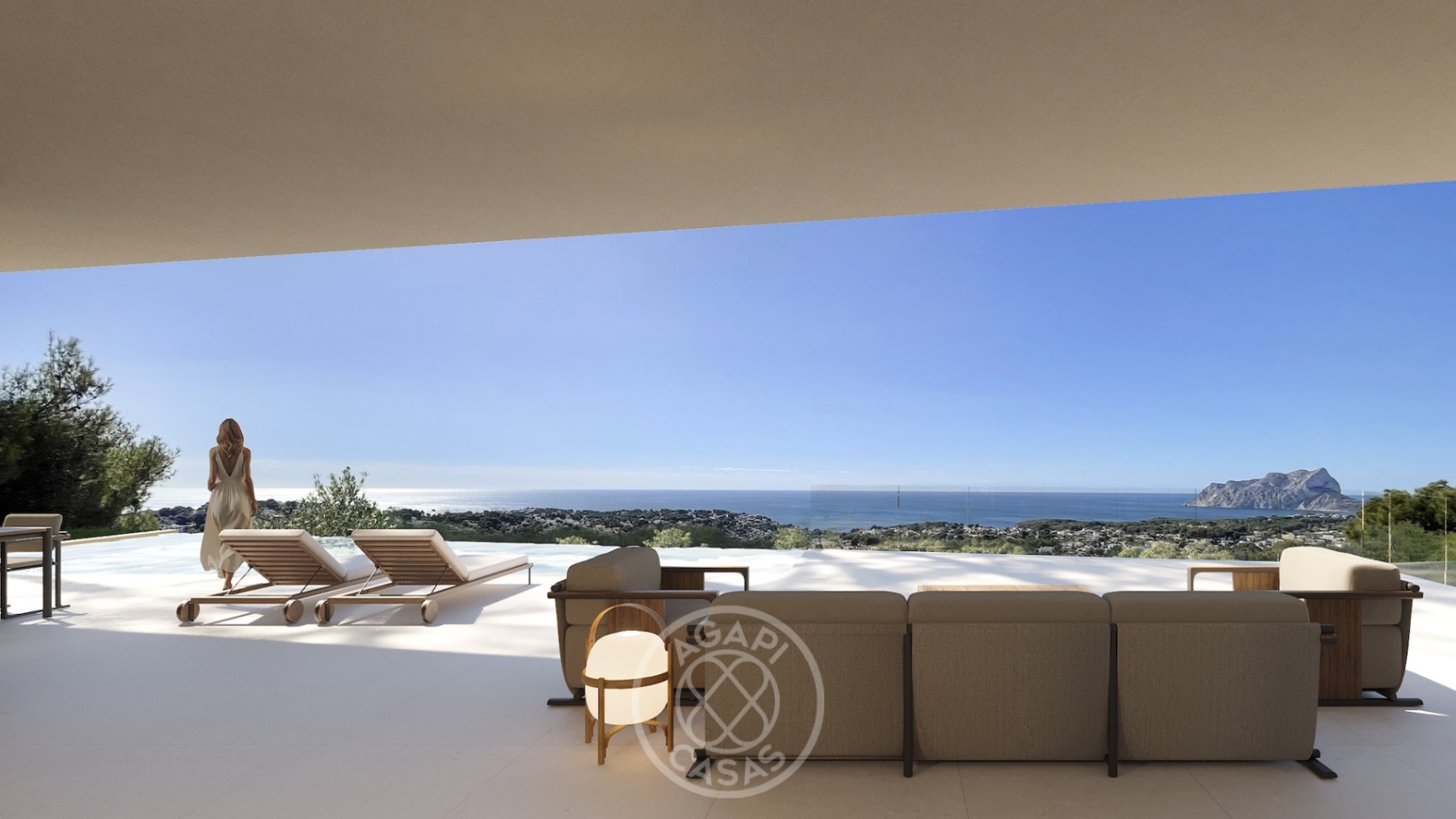 Contemporary villa with sea views in Benissa