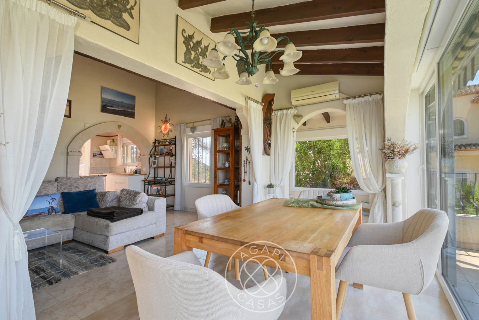 House with sea view for sale in Moraira