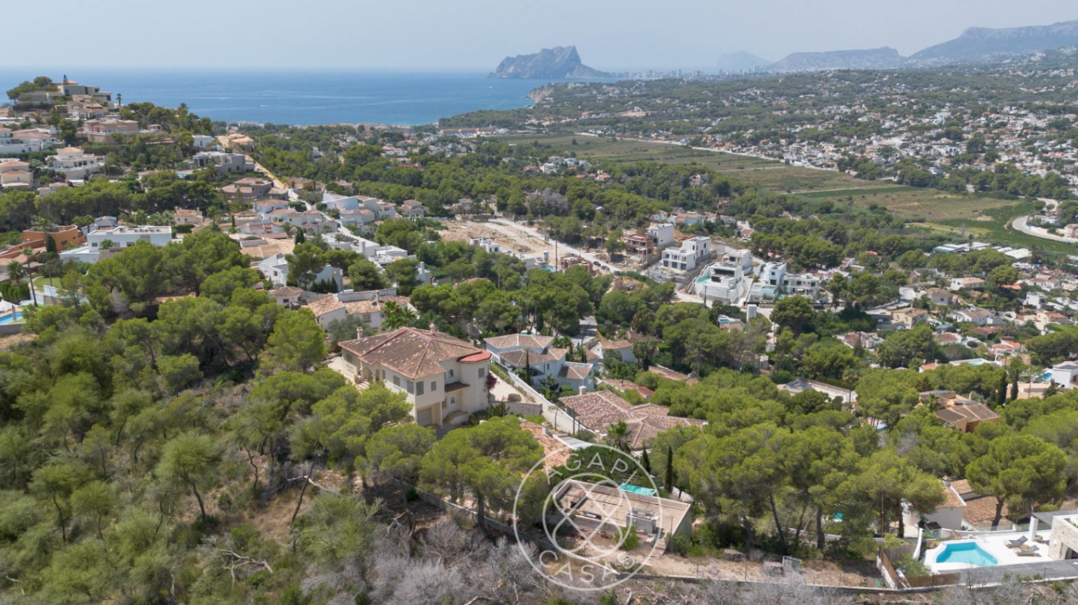 House with sea view for sale in Moraira